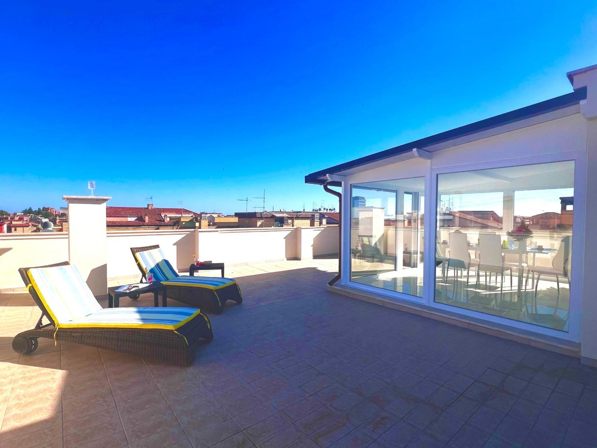 Roma Airport Sky Apartments フィウミチーノ エクステリア 写真